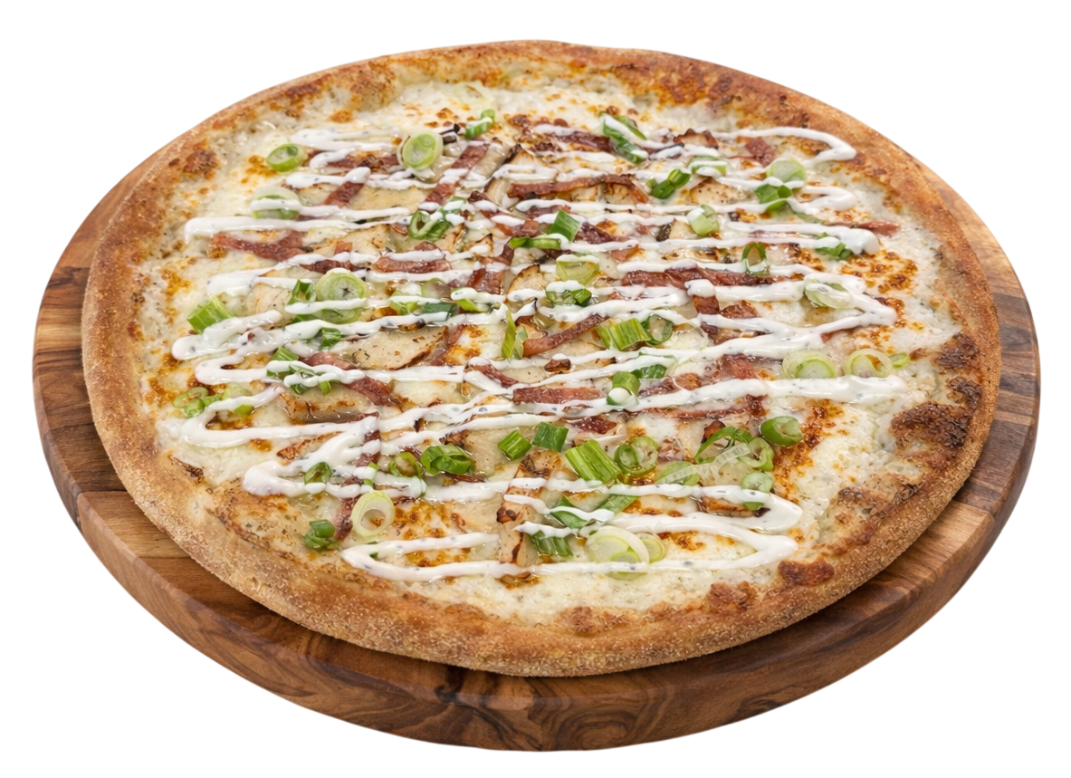 Chicken Bacon Ranch Pizza