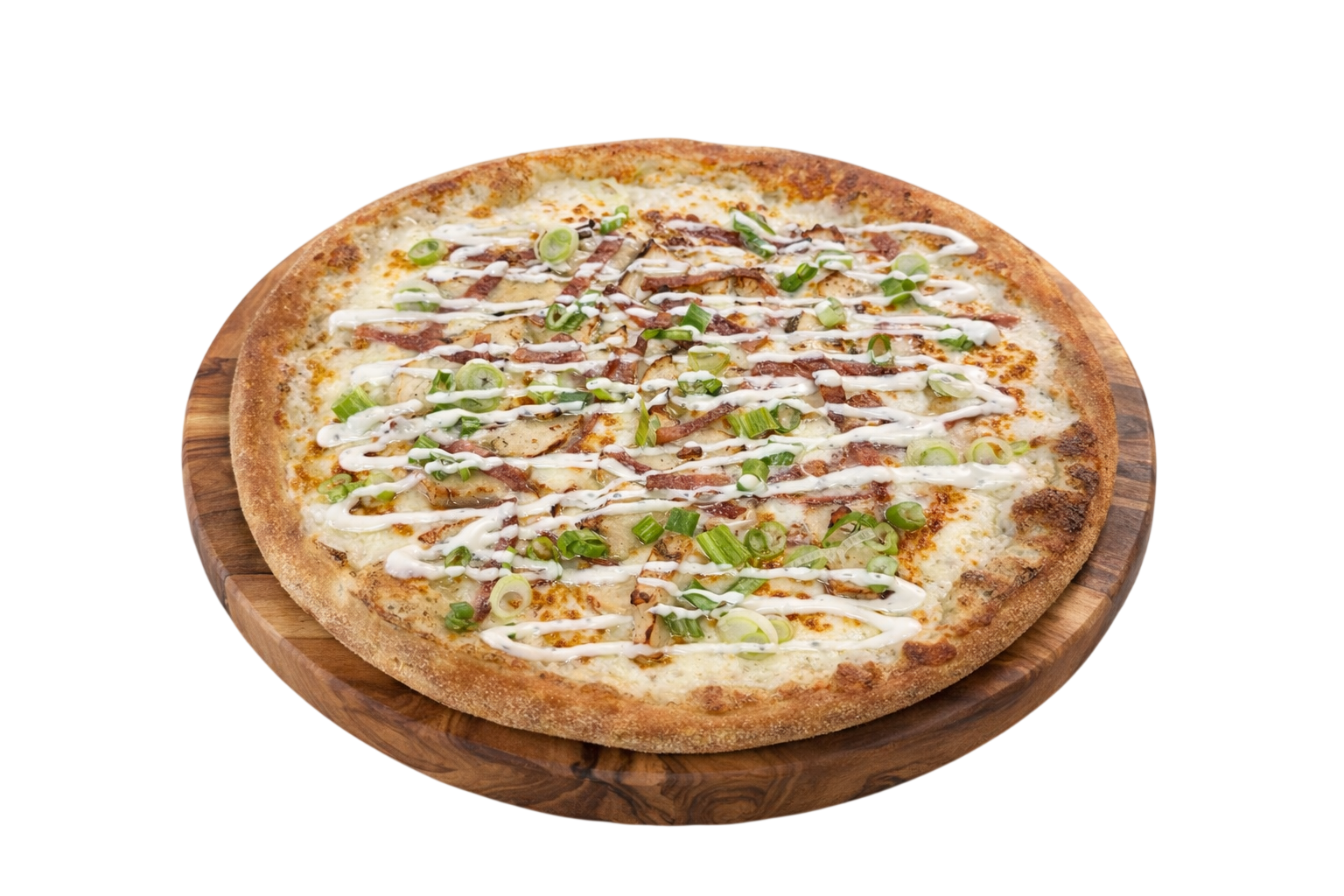 CHICKEN BACON RANCH PIZZA